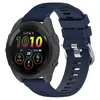 Para Reloj Jiaming Forerunner165 Correa de Silicona F165 Música Correa Monocromática Patrón Cruzado