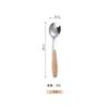 Juego de Cubiertos de Acero Inoxidable Haya Cuchillo, Tenedor y Cuchara Vajilla Restaurante Hogar Mango Aislado del Calor Palillos Palillos y Cuchara Juego de Tres Piezas