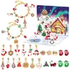 Pulseira de Contas de Natal Popular no TikTok e Taobao Caixa Surpresa Conjunto Perfurador para Castelo de Natal DIY