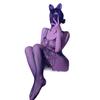 Jinxiao Lencería Sexy Malla Jacquard Sin Entrepierna Mono Recortado Sexy Talla Grande Medias Tentación Abstinencia Qqny