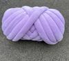 Transfronterizo nuevo diy hilo de tela gruesa Terciopelo terciopelo de cristal hilo de isla de hielo grueso material para bolso tejido a mano cojín nido de gato