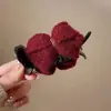 Grampo de Cabelo com Laço de Fita Super Fada Floral Bolinhas Pinça Jacaré Meio Preso Acessórios de Cabelo Novo