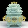 Enfeite Tigela da Fortuna para Atrair Riqueza, Lingote de Ouro, Decoração Doméstica Estilo Chinês para Sala de Estar, Escritório, Presentes de Inauguração, Decoração de Caixa Registradora de Loja