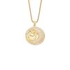 [Bingmeng] Regalo del Día de la Madre colgante de mamá con microincrustaciones de circón collar de concha de moda joyería europea y americana N075