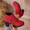 Comércio Exterior Transfronteiriço plus size verão 2026 novo feminino casual confortável estiloso zíper lateral sapatos de sola única tamanho único