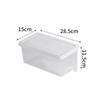 Caja organizadora de cajón de refrigerador caja de almacenamiento de plástico para alimentos del hogar cocina caja de almacenamiento congelado caja transparente sellada