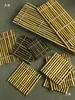 Tapetes Pequenos de Bambu na Cor Original Que Não Desbotam, Tapetes para Churrasco, Tapetes Decorativos Longos de Bambu, Tapetes de Isolamento Térmico, Porta Copos de Chá, Porta-Panelas de Bambu, Bandejas para Frutos do Mar