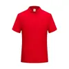 Camiseta Polo Manga Curta Cvc Gola Lapela Publicitária Camisa Cultural Impressão de Logo Personalizada Exportação Transfronteiriça Impressão de Peça Única
