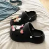 Zuecos de EVA de Venta Caliente para Exteriores que Aumentan la Altura para la Temporada de Regreso a Clases, Sandalias Cerradas Elegantes y Modernas para Playa, Antideslizantes y Transpirables para Mujer