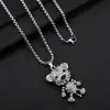 Collar de Acero de Titanio con Tigre para Actividad Hip-Hop para Hombre Cadena de Suéter Moderna Punk para Pareja Cadena de Suéter para Mujer Accesorios del Año del Tigre