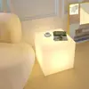 Lámpara de Pie Cubo Sala de Estar Dormitorio Estilo Ins Lámpara de Atmósfera de Gama Alta Lámpara de Mesa Moderna Simple Mesita de Noche Luz LED