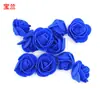 Flores de Espuma de 3.5cm Rosas Oso Rosa Unicornio Flor Artificial Decorativa Hecha a Mano Corona Alta Simulación