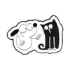 Broche Creativo Personalizado de Animales de Dibujos Animados Accesorios Metálicos Lindos de Gato Perro Transfronterizos Europeos y Americanos Insignia al por Mayor