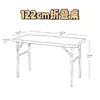 Mesa plegable de moldeo por soplado Mesa de plástico Mesa plegable para exteriores y sillas Puesto doméstico Mesa elevable simple y portátil Taburete redondo largo