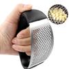 Prensa de ajo de acero inoxidable para el hogar, pequeña, manual, para remover y cortar ajos, prensa de ajo, venta al por mayor