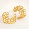 Lele Joias Europeu e Americano Mais Vendido Bracelete Largo Oco em Forma de C Estilo Amazon Fashionável e Elegante Exagerado Vintage Bracelete Feminino