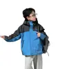 Jaqueta Três em Um Masculina de Inverno para Exterior 2026 Inverno Novo à Prova de Vento Impermeável Quente Infantil