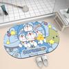 Alfombrilla Antideslizante de Barro Diatomeas para Entrada de Baño Dora A Dream Alfombra Absorbente de Barro Diatomeas para Puerta Alfombrilla Resistente a la Suciedad para Baño