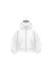 Sudadera con capucha y cremallera de doble capa unisex, estilo nuevo, europea y americana, holgada, deportiva, chaqueta de otoño e invierno, chaqueta Cruz