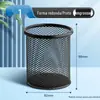 Porta-Canetas de Metal Caixa de Armazenamento de Canetas para Escritório Porta-Canetas Multifuncional de Grande Capacidade com Múltiplos Compartimentos para Papelaria de Mesa