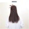 Pinza para el cabello, Cabello Falso, Cabello de Pluma de Pollo, Cabello de Volante, Cabello de Nido de Pollo, Cabello de Moño, Pinza para Cabello Semiatado, Cabello de Plumero, Cola de Caballo Fuente, Peluca de Cosplay