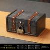 Mini Caixa de Armazenamento Vintage Estilo Chinês Caixa de Joias Embalagem de Joias Caixa de Presente Artesanato em Madeira Adereços de Cinema e Televisão