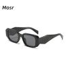 Nuevas gafas de sol cuadradas Cyber Celebrity de 2023 con montura pequeña, cara irregular y pierna ancha, para hombres y mujeres, estilo 93941