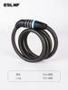 Candado para Bicicleta Antirrobo Portátil Candado de Contraseña de 4 Dígitos Bicicleta de Montaña Bicicleta de Carretera Candado de Cable de Acero Accesorios para Equipo de Ciclismo
