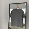 Algodón 100% para Mujer Cuello Redondo The Row Mismo Tejido Manga Corta Camiseta Superior Transpirable Simple de Alta Calidad
