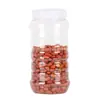 Botella de miel grado alimenticio 2kg botella de plástico PET engrosada frasco de almacenamiento de boca ancha frasco transparente botella de empaque para frutas secas