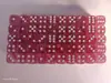 Dados Transparentes de Acrílico de 6 Caras Esquinas Redondeadas Pips Accesorios para Juegos de Dados Dados en Stock
