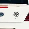 Pegatinas de coche de comercio exterior con personalidad creativa, brújula decorativa, pegatinas para ventana, cristal trasero, carrocería, parachoques, calcomanía impermeable