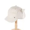 Chapéu Oitavado Xadrez Estilo Retrô Coreano com Orelhas de Gato, Doce e Estiloso para Primavera e Outono, Faz o Rosto Parecer Menor, Chapéu Versátil de Artista, Boné Bico de Pato