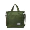 Bolso bandolera de lona con estilo artístico de gran capacidad para estudiantes, bolso de hombro portátil Ruiying.