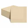 Servilletas de Doble Capa de Color Natural con Relieve de Alta Gama 33*33cm para Servicio de Mesa Comercial de Hotel y Restaurante de Lujo