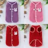 Chaleco de Mascota con Forro Polar para Otoño e Invierno, Transfronterizo, con Accesorio para Correa, Diseño Cálido de Apertura Trasera para Perros y Gatos Pequeños y Medianos, Ropa Teddy