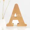 Letras de Madeira para Decoração de Parede Sinal Vertical de Fatias do Alfabeto Placa Decorativa Artesanato Festa em Casa