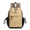 Mochila para Mujer 2025 Verano Nueva Moda Fresca Ligera Color de Contraste Mochila Casual Estudiante Universitaria Deportiva para Viajes