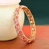 Esmalte cloisonné de textura no tradicional, flor de gota de aceite, pulsera de una sola capa, tendencia retro, aún con temperamento, joyería de alta gama