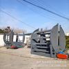 Torno de 5 toneladas ajustable de 180 grados, tipo C, con placa de lijado de doble cara, reemplazo de superficie de placa giratoria completa, giroscopio