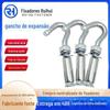 Ganchos de Expansão Galvanizados, Parafusos de Expansão Gancho de Aço Carbono, Parafusos de Expansão, Ganchos para Ventilador de Teto, Em Estoque Atacado
