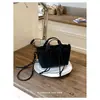 Bolso de Lona tipo Cubo Transfronterizo para Mujer, Nuevo Bolso de Mano con Diseño de Nicho Verano 2026, Bolso Cruzado Versátil y Elegante