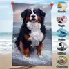 Especialmente Diseñado para Dropshipping Jit Transfronterizo de Toallas de Playa, Toallas de Playa Hechas a Medida con Impresión Digital, Toallas de Baño Absorbentes de Fibra Ultrafina