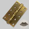Bisagras de Acero Inoxidable 304 Engrosadas para Puertas de Madera de 4 Pulgadas para Apertura Plana Bisagras de Puerta de 5 Pulgadas para Puertas Grandes en Venta
