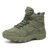 Botas de Combate de Caña Alta para Hombre para Exteriores, Estilo Nuevo para Todas las Estaciones, Suela Gruesa, Antideslizantes, Resistentes al Desgaste, Cremallera Lateral, Transpirables, Montañismo, Senderismo, Zapatos para Hombre