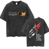Camiseta Lavada Retro 33 Expacim 33 de Juego Claire Obscur para Hombres y Mujeres Casual Algodón Oversize de Alta Calidad