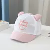 Sombrero de Bebé Verano Ala Ancha Sombrero de Pescador Malla Parasol Gorra de Pico Protección Solar Gorra de Béisbol Niños y Niñas Delgado