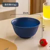 Cuenco triangular corrugado Beihe para el hogar, color sólido, cuenco para ensalada, cuenco para sopa, dormitorio de estudiante, cuenco para fideos instantáneos, cuenco para vajilla, venta al por mayor