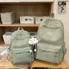 Mochila Nueva de Gran Capacidad Estilo Japonés Bolsa de Viaje Escolar Ins Nicho Secundaria y Preparatoria Mochila de Mariposa Reflectante de Alto Valor