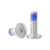 Tornillos dispensadores de acero inoxidable 304, tornillos de cabeza plana y de cruz CM, adhesivo preaplicado, tornillos electrónicos y digitales, M2-M12